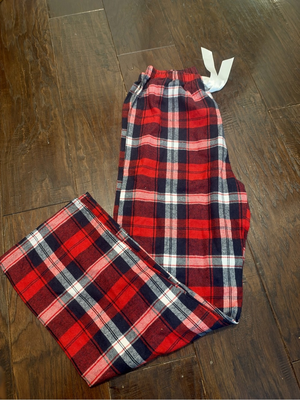 Kids Red Plaid Flannel Pajama Pants